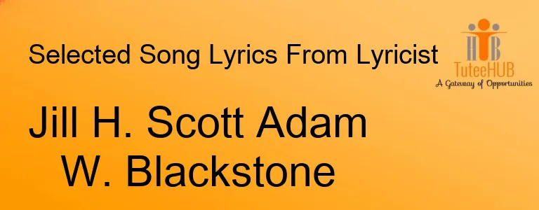 Jill H. Scott Adam W. Blackstone