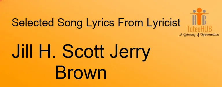 Jill H. Scott Jerry Brown