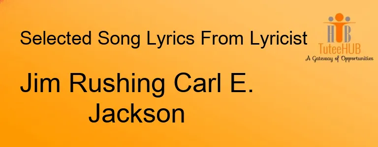 Jim Rushing Carl E. Jackson