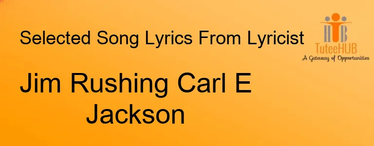 Jim Rushing Carl E Jackson