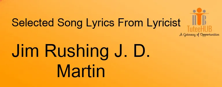 Jim Rushing J. D. Martin