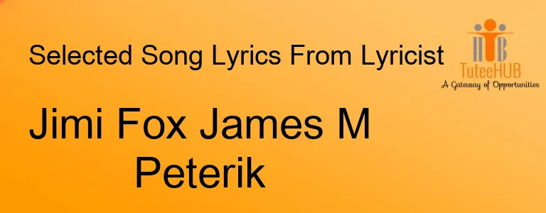 Jimi Fox James M Peterik