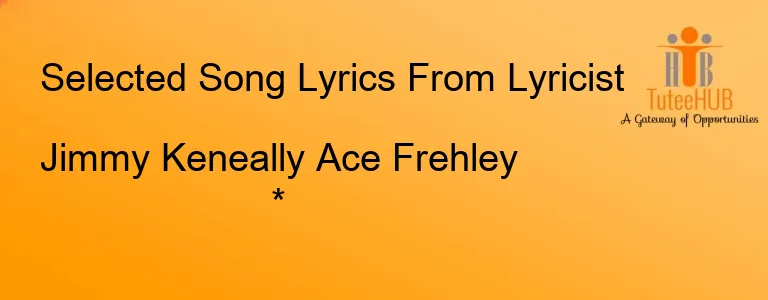 Jimmy Keneally Ace Frehley *