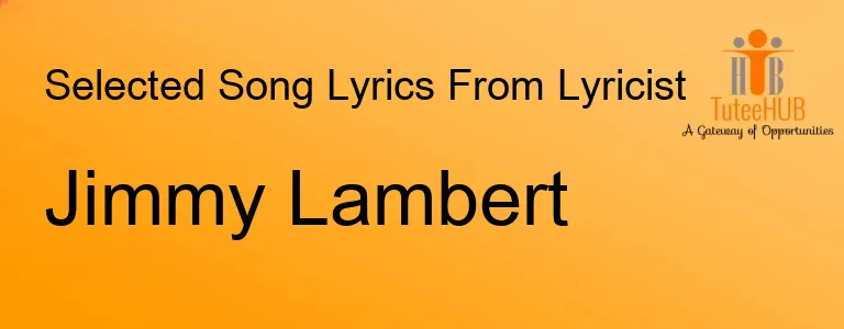 Jimmy Lambert