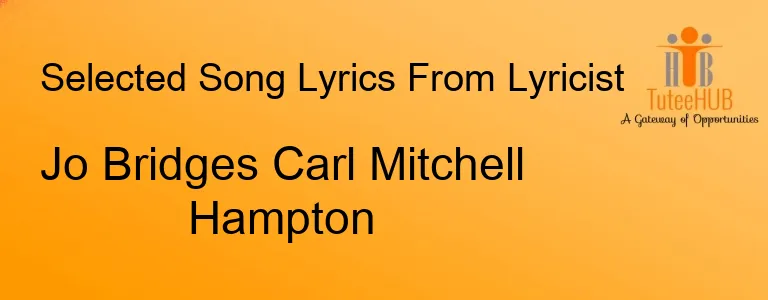 Jo Bridges Carl Mitchell Hampton