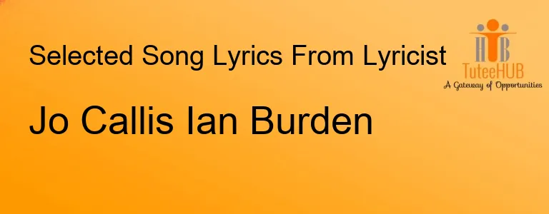 Jo Callis Ian Burden