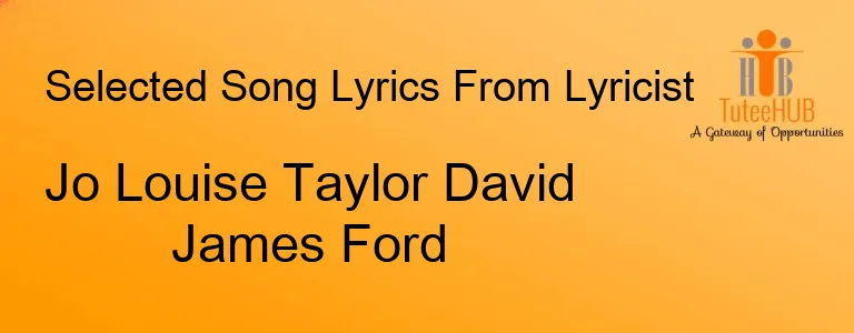 Jo Louise Taylor David James Ford