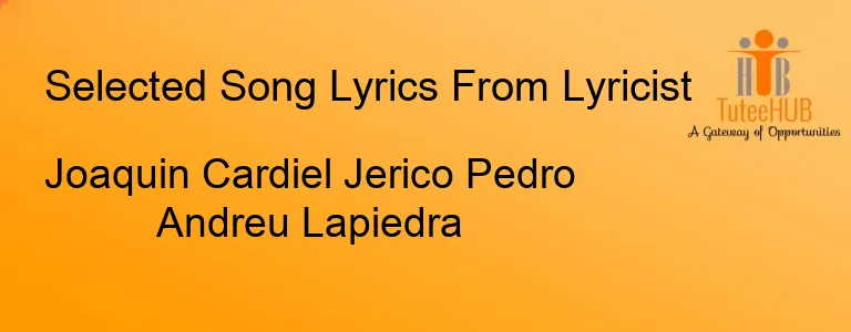 Joaquin Cardiel Jerico Pedro Andreu Lapiedra