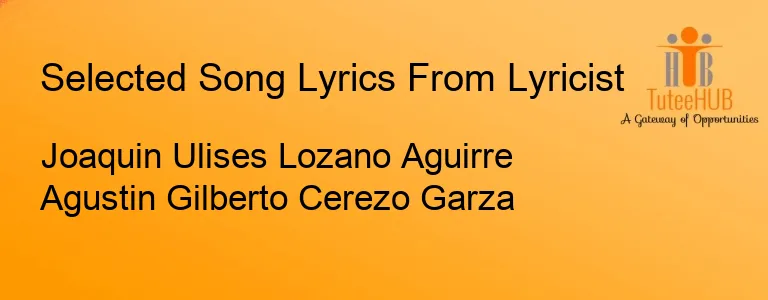 Joaquin Ulises Lozano Aguirre Agustin Gilberto Cerezo Garza