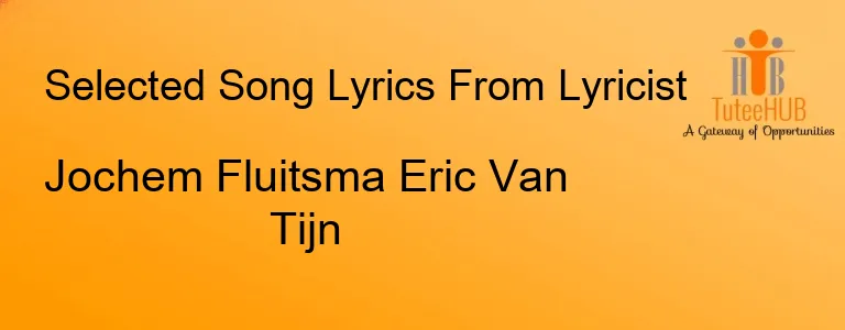 Jochem Fluitsma Eric Van Tijn