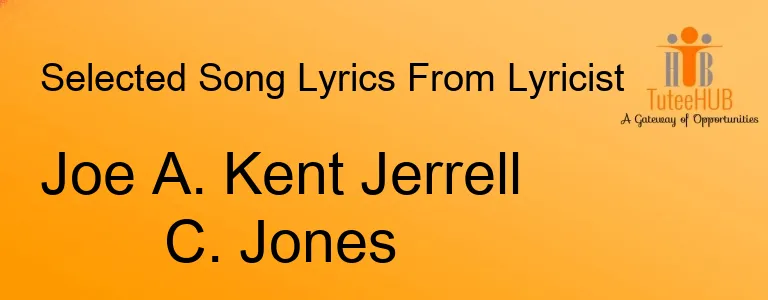 Joe A. Kent Jerrell C. Jones