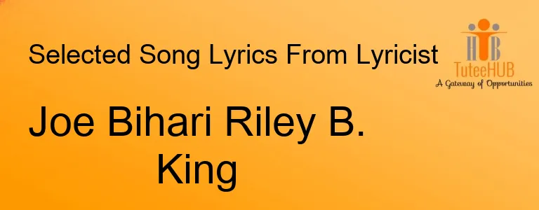 Joe Bihari Riley B. King