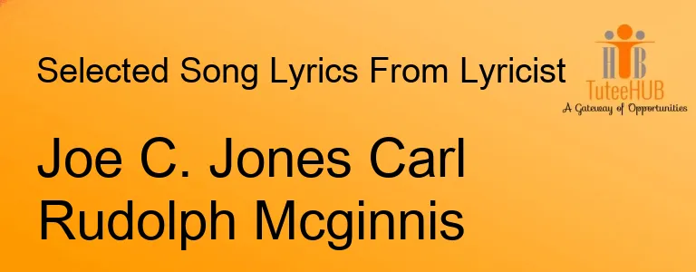 Joe C. Jones Carl Rudolph Mcginnis