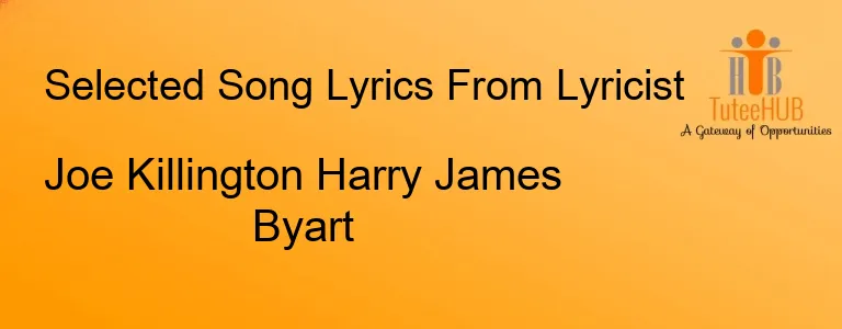 Joe Killington Harry James Byart