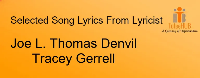 Joe L. Thomas Denvil Tracey Gerrell