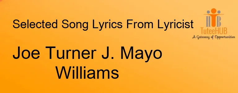 Joe Turner J. Mayo Williams