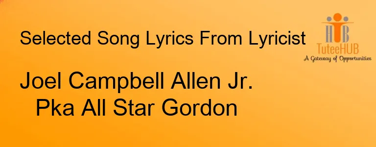 Joel Campbell Allen Jr. Pka All Star Gordon