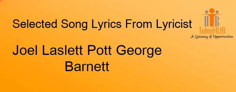Joel Laslett Pott George Barnett