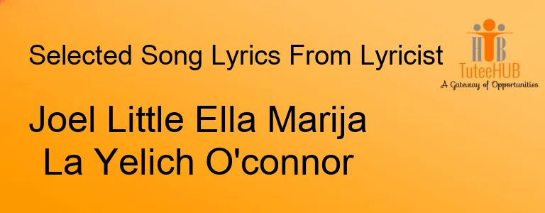 Joel Little Ella Marija La Yelich O'connor