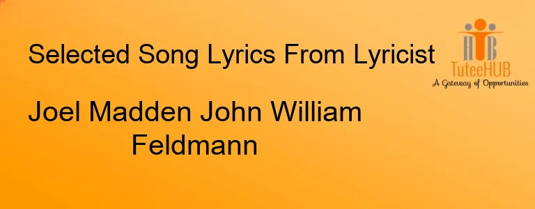 Joel Madden John William Feldmann