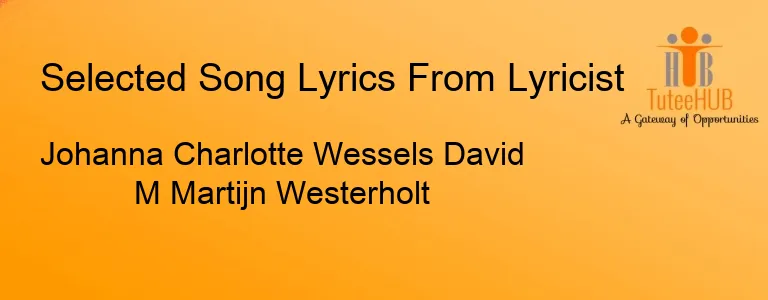 Johanna Charlotte Wessels David M Martijn Westerholt