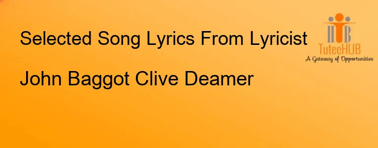 John Baggot Clive Deamer