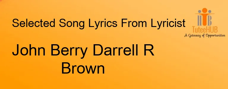 John Berry Darrell R Brown