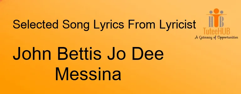 John Bettis Jo Dee Messina