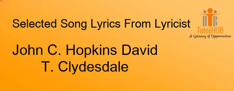 John C. Hopkins David T. Clydesdale