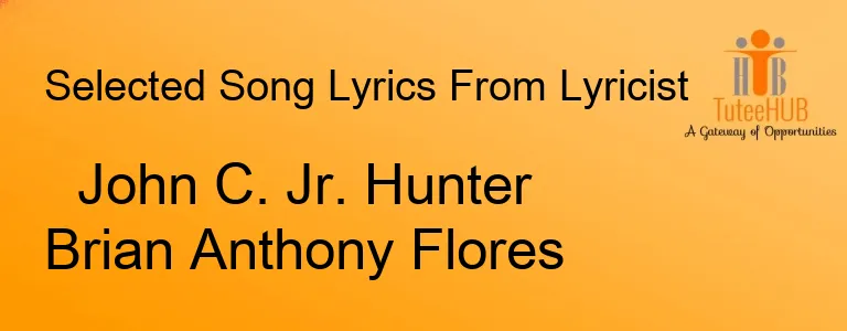 John C. Jr. Hunter Brian Anthony Flores