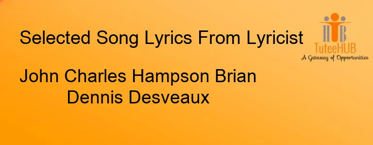 John Charles Hampson Brian Dennis Desveaux