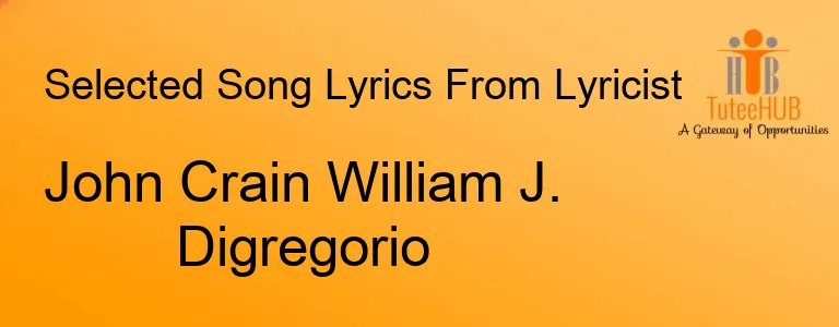 John Crain William J. Digregorio