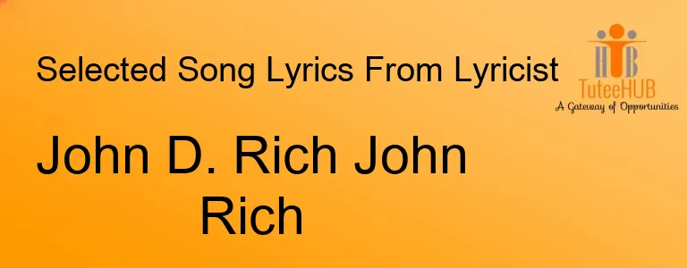 John D. Rich John Rich