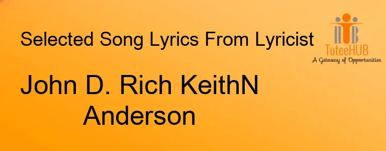 John D. Rich KeithN Anderson
