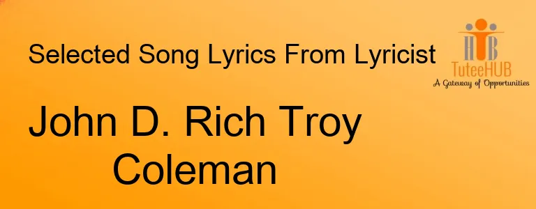 John D. Rich Troy Coleman