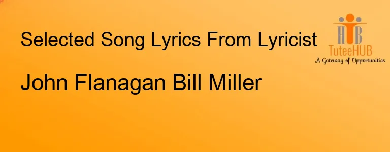 John Flanagan Bill Miller