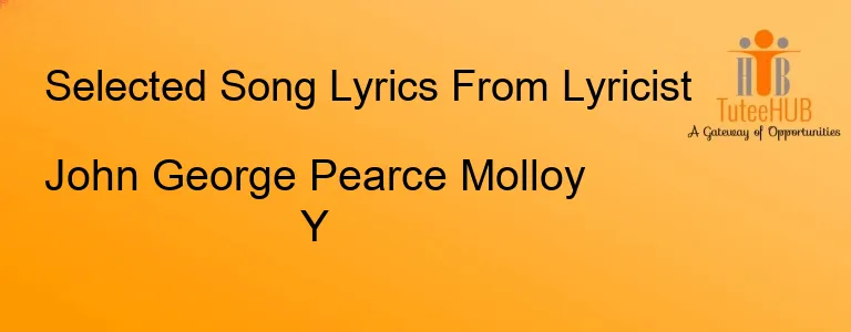 John George Pearce Molloy Y
