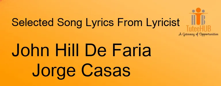 John Hill De Faria Jorge Casas