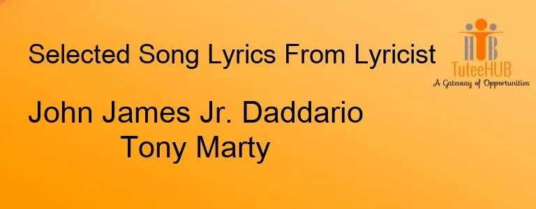 John James Jr. Daddario Tony Marty