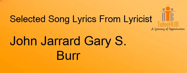 John Jarrard Gary S. Burr