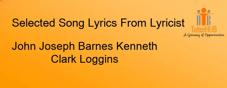 John Joseph Barnes Kenneth Clark Loggins