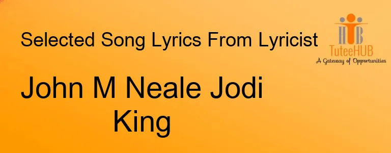 John M Neale Jodi King