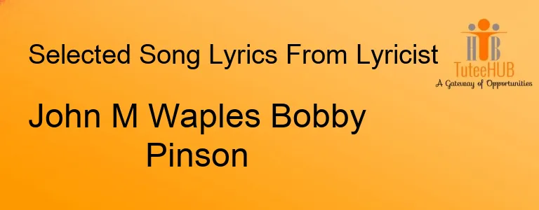 John M Waples Bobby Pinson
