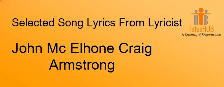 John Mc Elhone Craig Armstrong