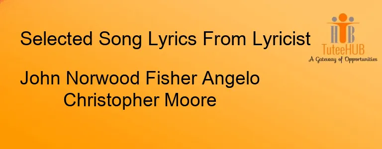 John Norwood Fisher Angelo Christopher Moore