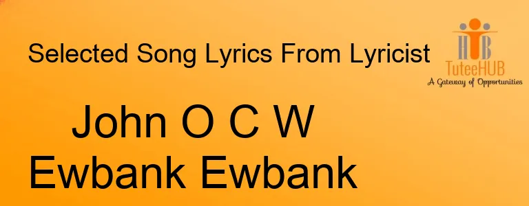 John O C W Ewbank Ewbank