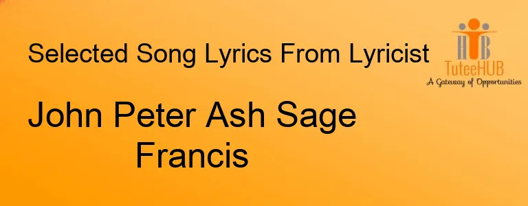 John Peter Ash Sage Francis