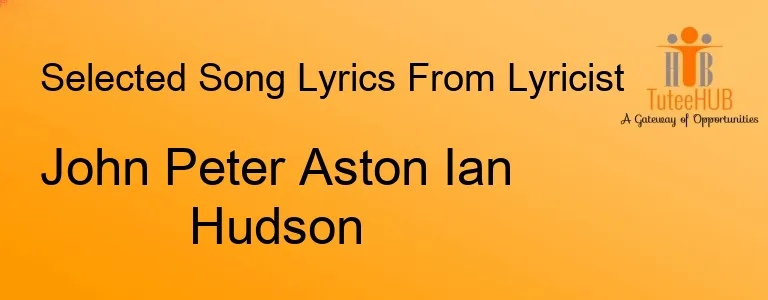 John Peter Aston Ian Hudson