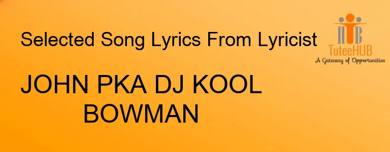 JOHN      PKA DJ KOOL BOWMAN