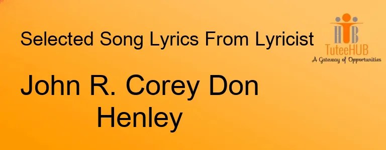 John R. Corey Don Henley